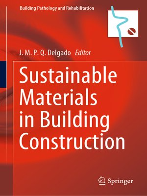 cover image of Sustainable Materials in Building Construction
